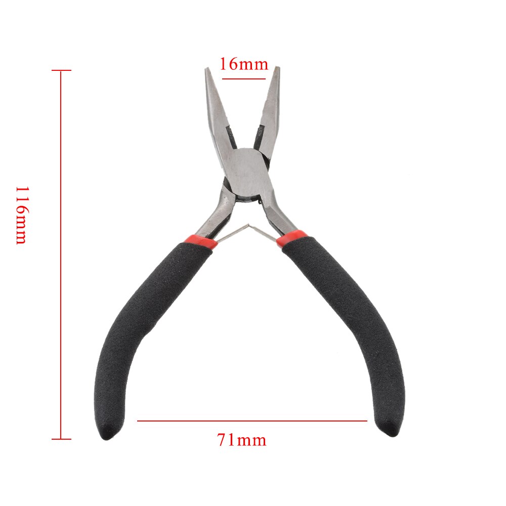 Jewellery Making Tools Beading Pliers Cutter Round Flat Wire Side Cutters Kit Set DIY Craft Tool 1Pcs Long Needle&Round Nose