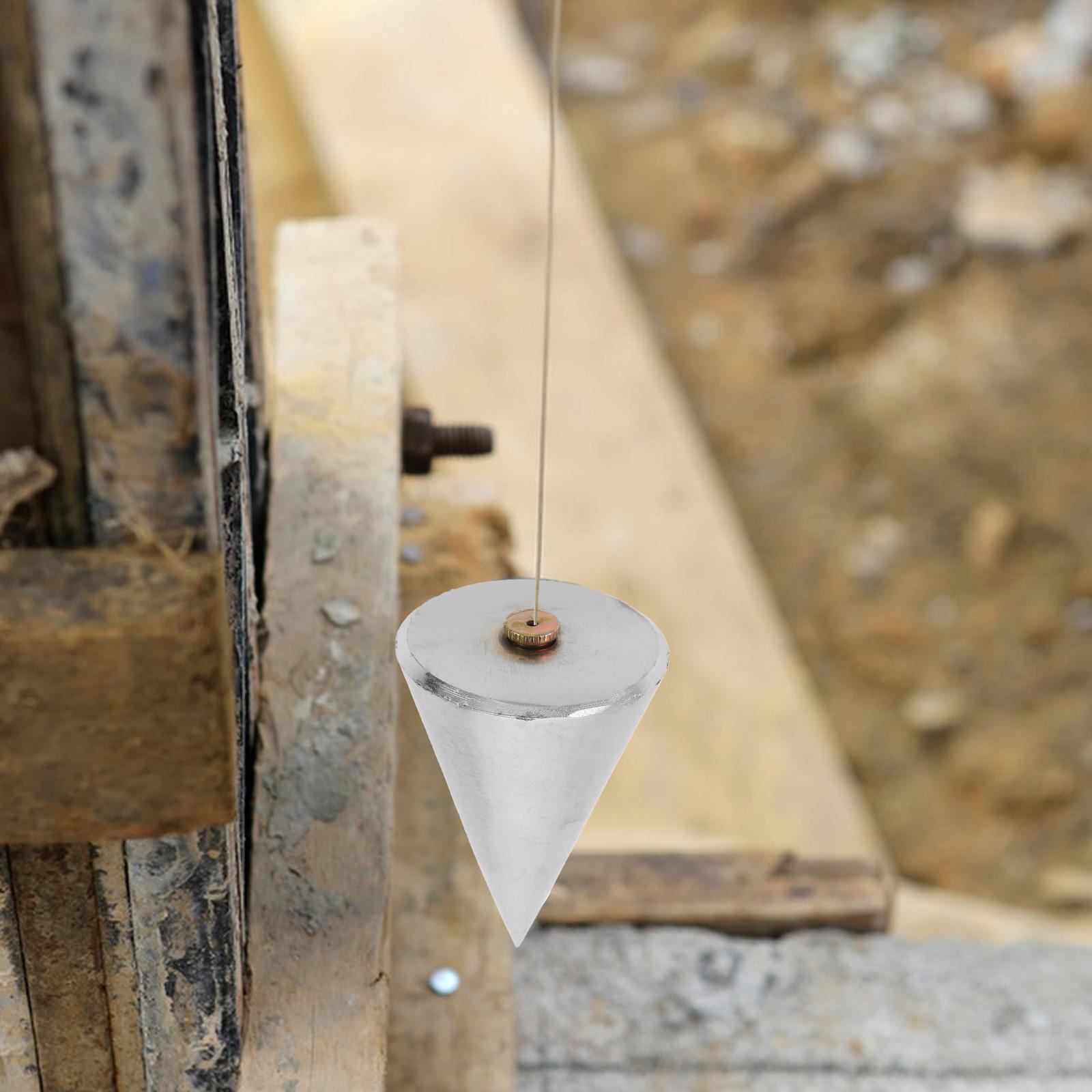 Plumb Line Hammer Steel Vertical Measuring Tool Construction Building Wire Pendant bob tool for Perpendicular