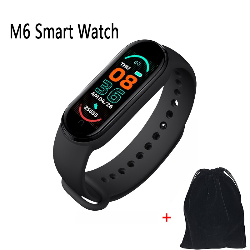 Ethelred 2208A Smart Armband Hartslag Bloeddrukmeter Stappenteller Sport Fitness Tracker Mannen Vrouwen Elektronische Zwart 2117563671