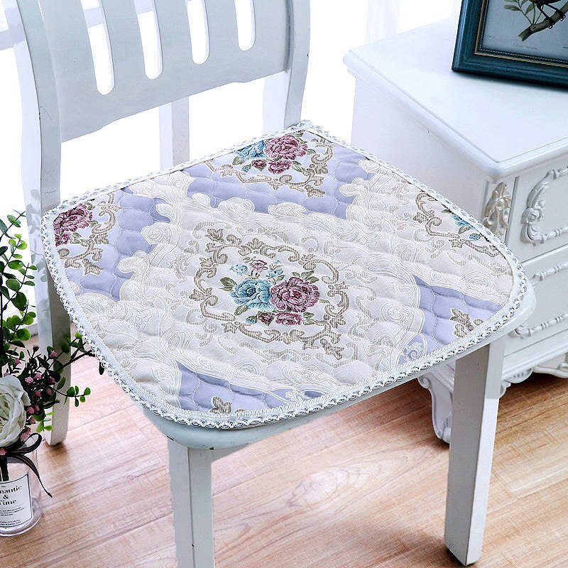 Anti-Slip Stoel Kussen Voor Home Decor Moderne Stijl Billen Pad 2 Maten Kantoor Eetkamerstoel Zitkussens bloemen Sofa Pads: chunrimudanhui / About 40x43cm