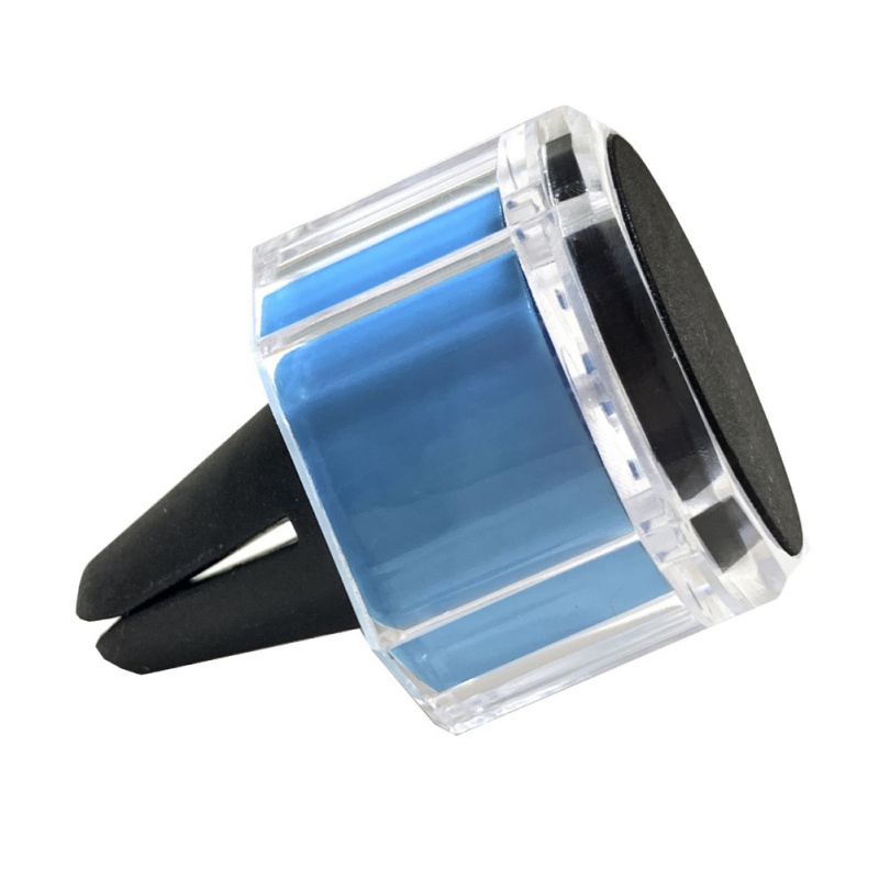 Car Multi-Function Mobile Phone Bracket Air Outlet Navigation Out Bracket Circular Magnetic Suction Port With Aromatherapy: Blue