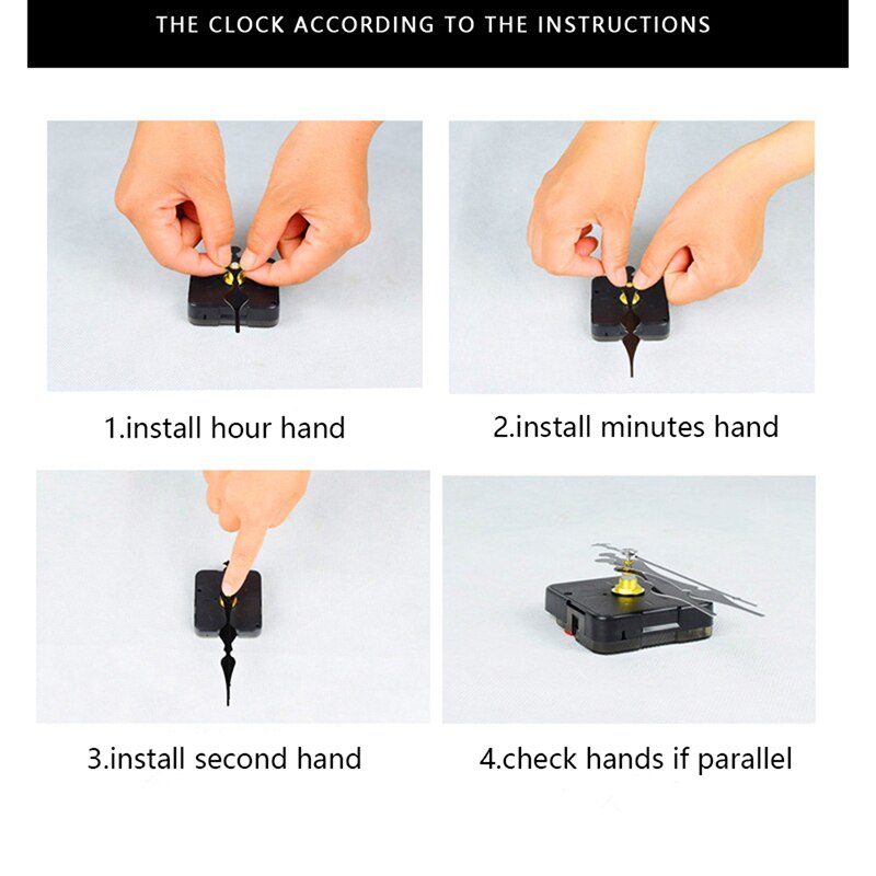 Repair Parts Replacement Mechanism Quartz Clock Movement Parts Replacement DIY Motor Wall Mechanism Clock Quartz Movement