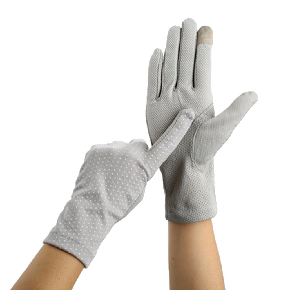 Sommer damen radfahren sonnenschutz nicht-Unterhose spitze dünne handschuhe baumwolle touchscreen handschuhe: 6