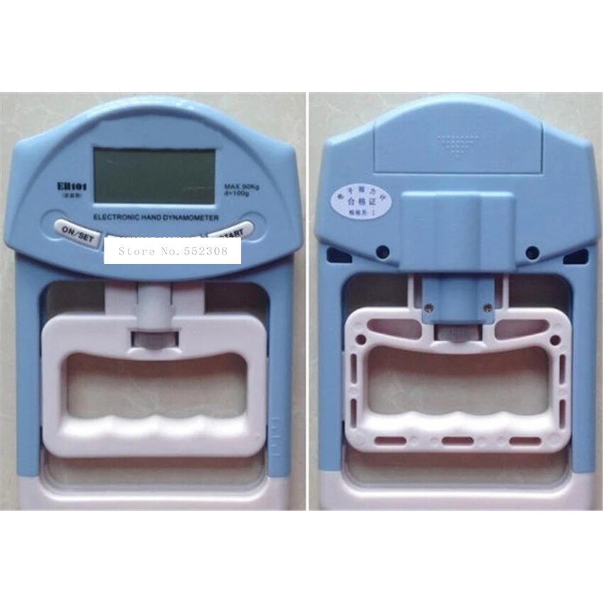 90kg Digital LCD Dynamometer Hand Grip Power Measurement Strength Meter Mucle Developer for Body Building Gym Exercises EH101