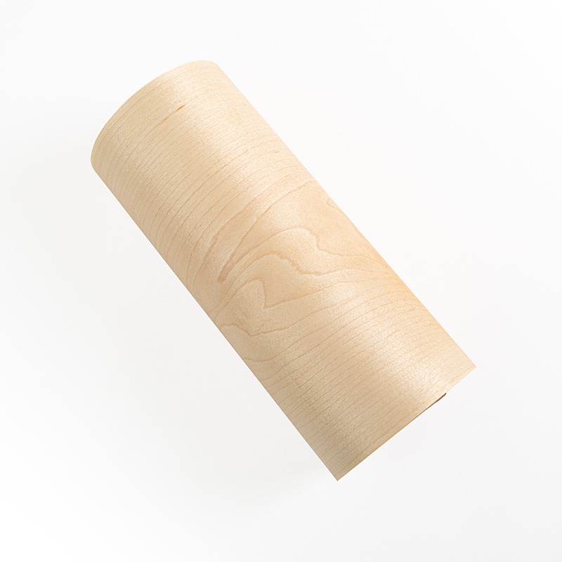 Hoja de chapa de madera de arce Natural de 20x250cm, chapa de madera artesanal para restaurar muebles, sobremesas, altavoces estéreo y guitarra