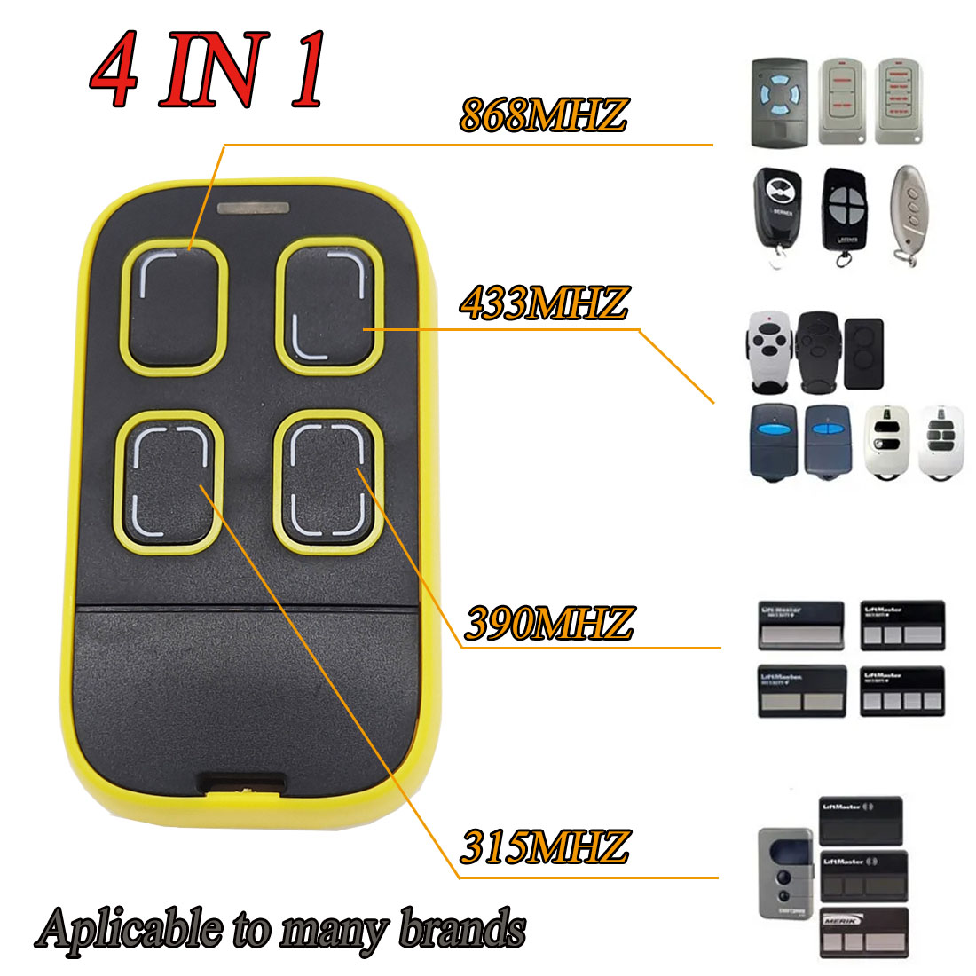 APRIMATIC TM4 TR2 TXM TR4 Remote Control Garage Door Opener 433.92MHz Rolling Code APRIMATIC Remote Control Wireless Transmitter