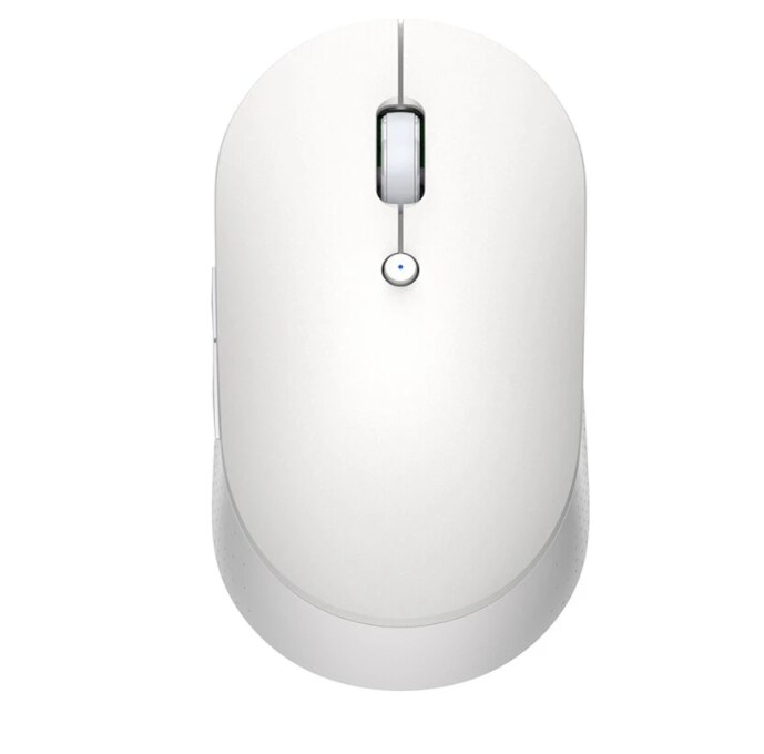 Originele Xiaomi Draadloze Dual-Mode Muis Stille Ergonomische Bluetooth Usb Zijknoppen Portable Mini Draadloze Muizen Voor Laptop: White