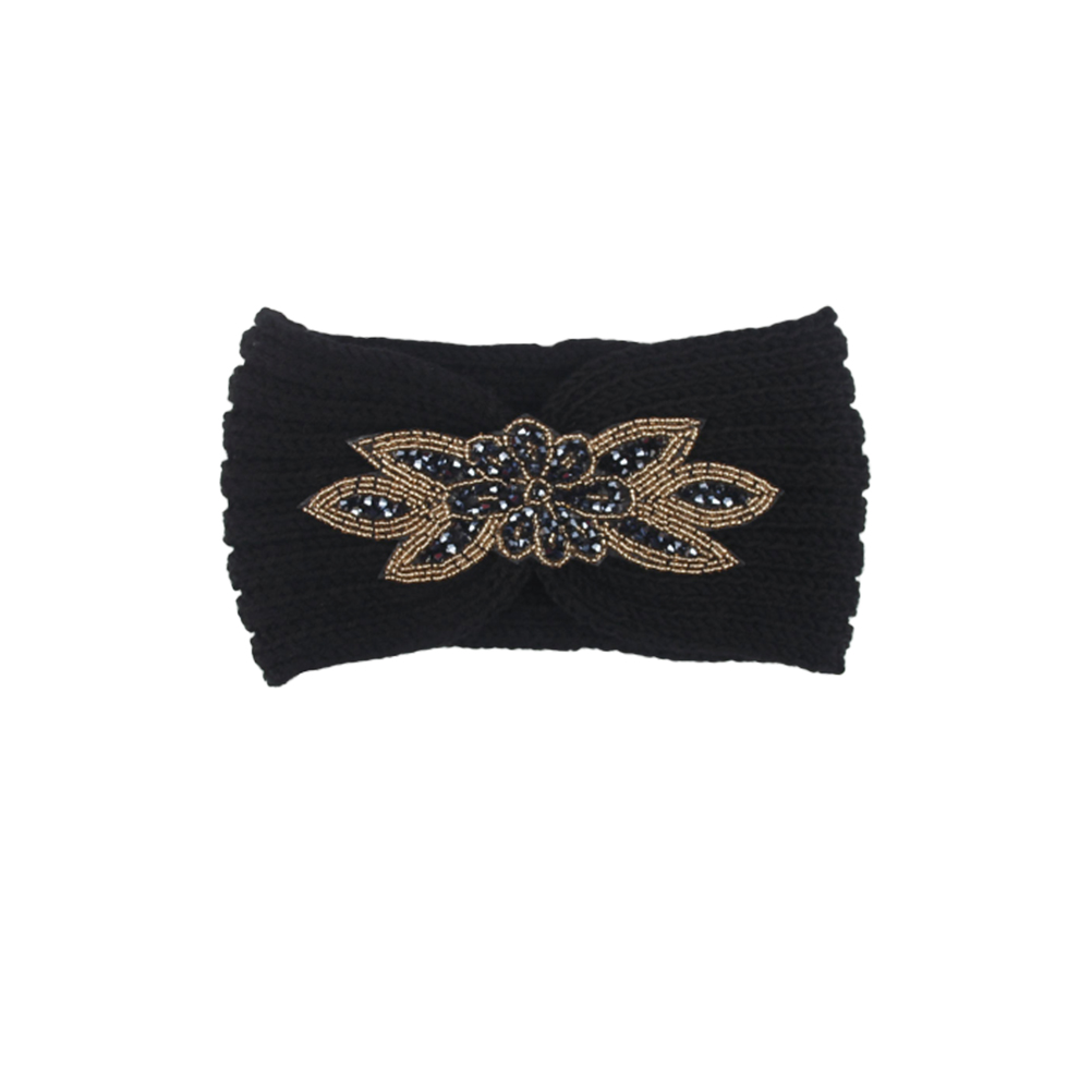 Varma hårband stickade pannband ringar ullgarn huvudbonad flätare hårvård styling premiummaterial bekväma