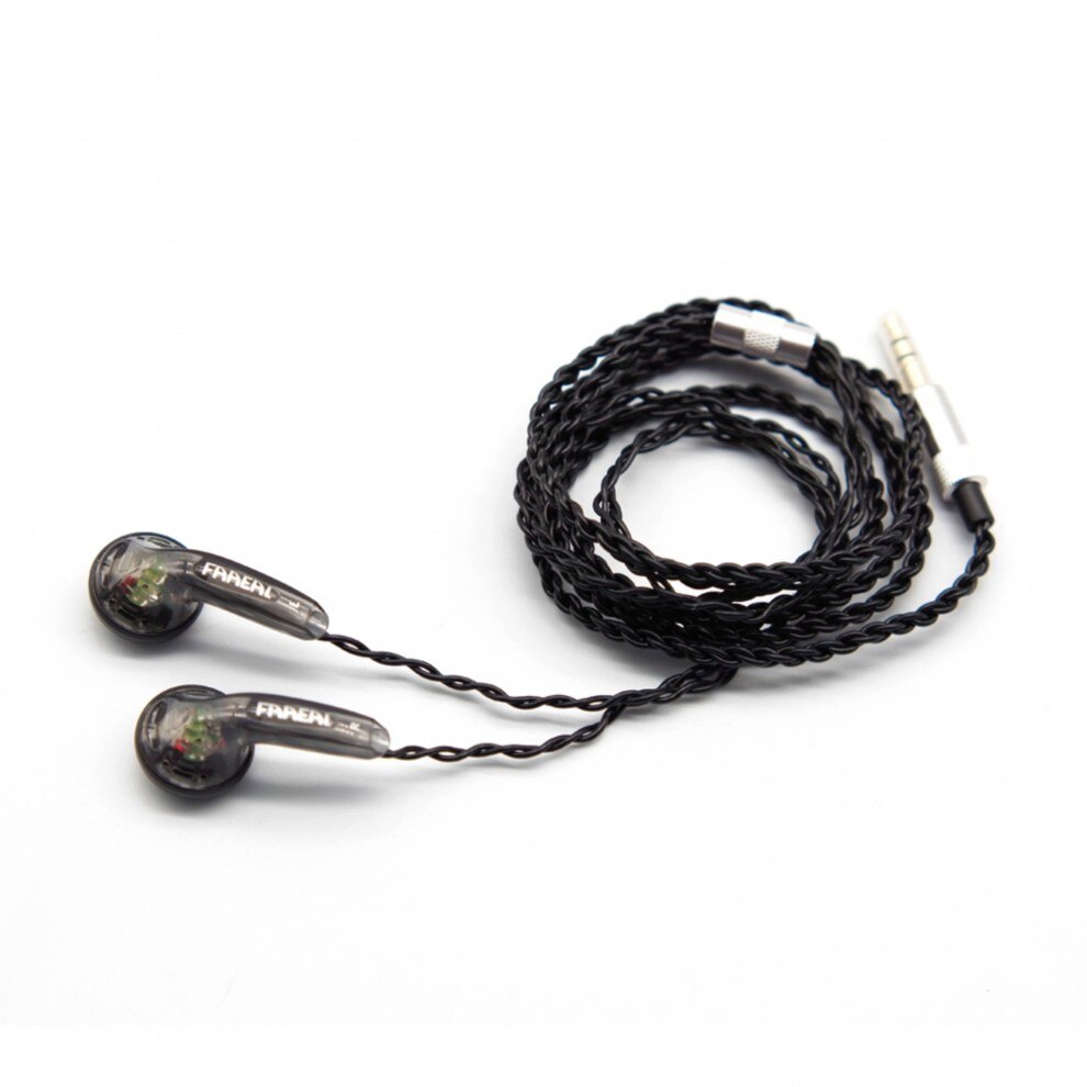 FAAEAL Snow-lotus 1.0 HiFi Earphone 64 Ohm DIY Earbuds Nice Female Vocal Music Earphones DJ Earphones DIY MX500 For Smartphones: Snow lotus 1.0 Gray