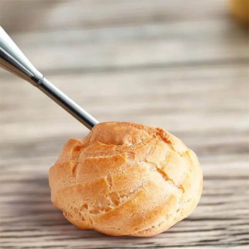 1PC Stainless Steel Puff Mouth Cake Puff Cream Flower Squeezer Western Pastry Cake Baking Tool Framed Mouth Baking Set Nozzle