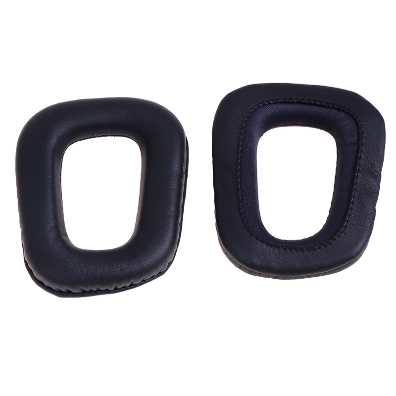 Offre spéciale 1 paire oreillettes de remplacement coussins pour Logitech G35 G930 G430 F450 couvre-oreillettes: BK