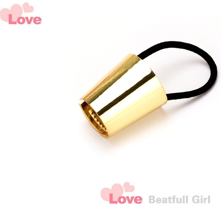 coletero elástico estilo Punk, accesorios para el cabello, banda para el pelo, anillo de pelo redondo Retro Vintage para mujer, Scrunchy con caja