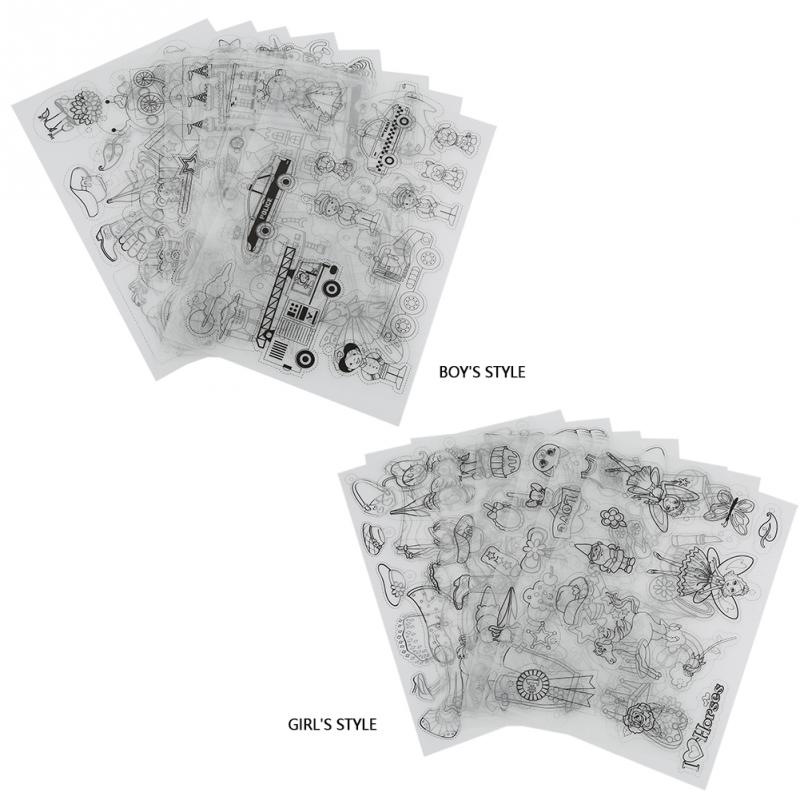 Plastic Heat Shrink Sheet Shrinkable Paper Sheet DIY Handmade Heat Shrinkable Sheet Hairpin Flower Hanging Craft Tool