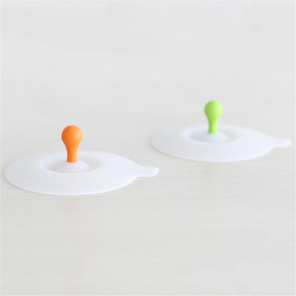 Tapas de silicona a prueba de fugas para tazas, tapa para taza reutilizable resistente al calor, cubierta sellada, accesorios de cocina, tapas para tazas de té