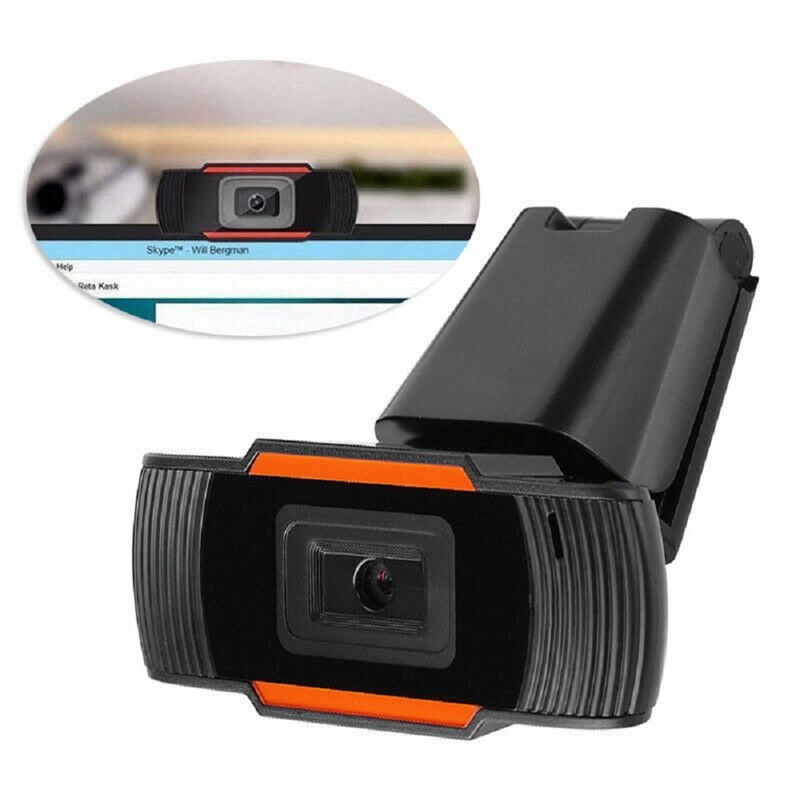 Rotatable USB2.0 720P HD Webcam PC Laptop Camera Video Recording