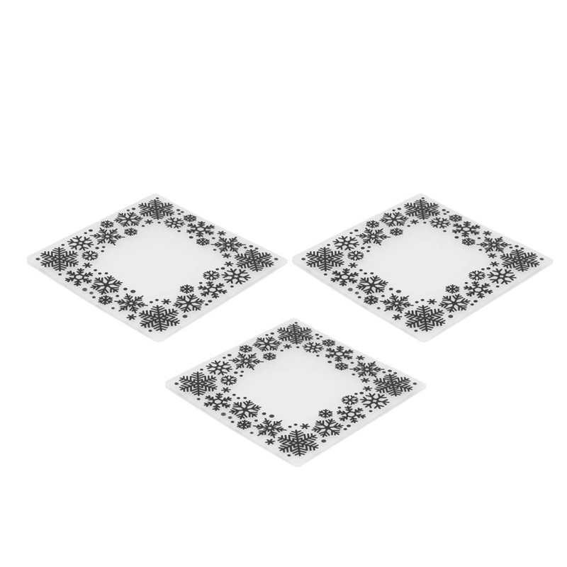 Embossing Template DIY Embossing Template Folders Wear Resistant for Invitations for Cards for Cakes