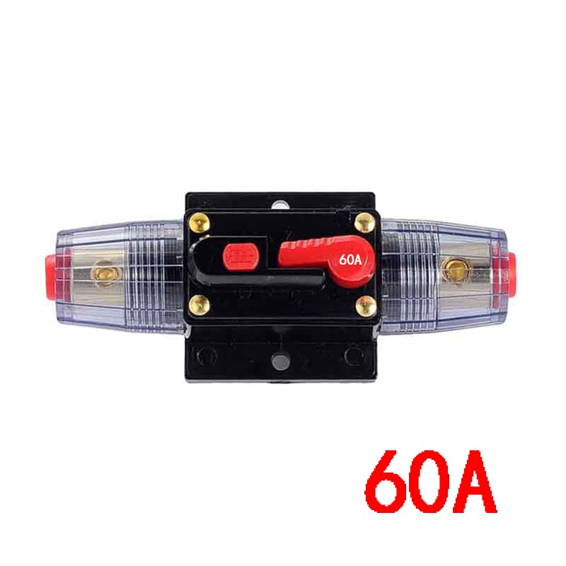 Auto Lkw Schaltkreis Unterbrecher selbst-Erholung Auto Audio- Sicherung Halfter Energie Versicherung für 20A 30A 40A 50A 60A 80A 100A 125A 150A: violett