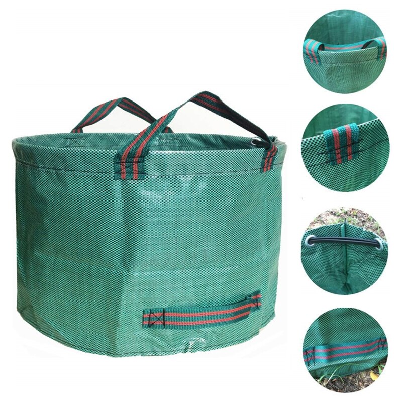 63 Gallon Large Garden Plant Grow Bag Heavy Duty Reusable DIY Planting Waste Bags Leaf Trash Can Container