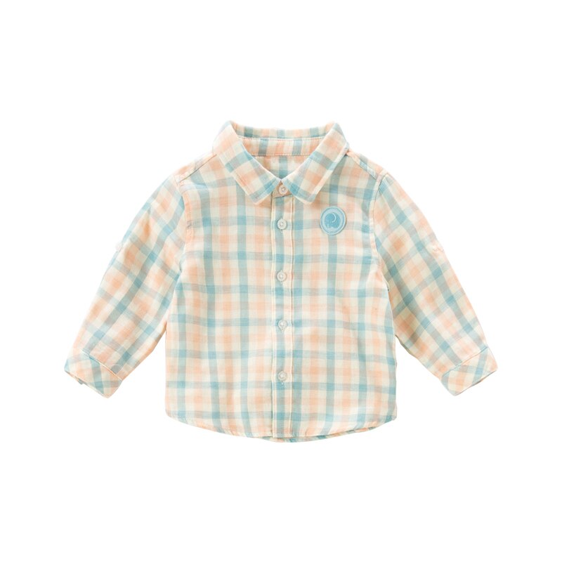 DBX16555 Dave Bella Lente Mode Baby Jongens Plaid Shirts Baby Peuter Tops Kinderen Kleding: 6Y (120cm)