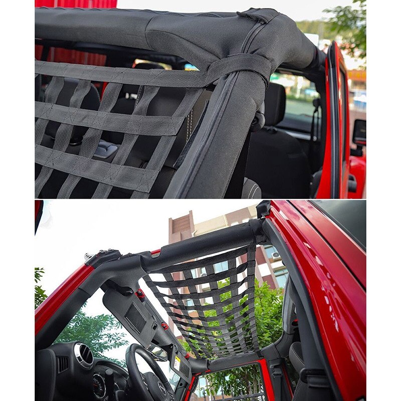 Stelle Schwere Fracht Dach oben Weiche Abdeckung Rest Bett Hängematte für Jeep Wrangler JK 07-18 Auto Styling