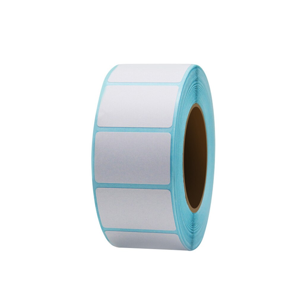 Self-adhesive thermal white blank label sticker supermarket price label direct printing waterproof anti-consumables 700 pcs/roll
