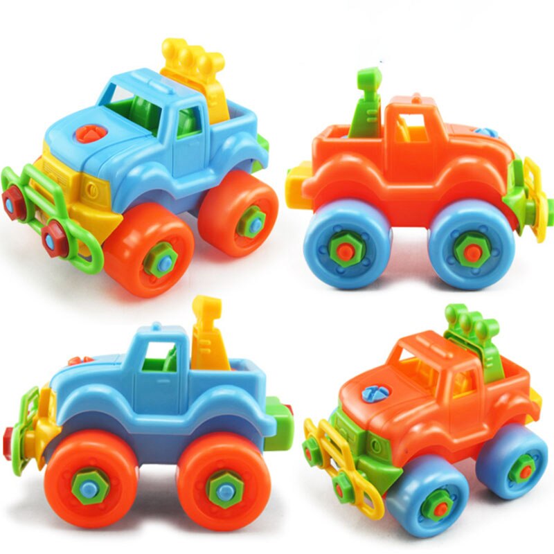 Kinderen Educatief Hands-On Diy Auto Speelgoed Demontage Off-Road Voertuig Auto Kids