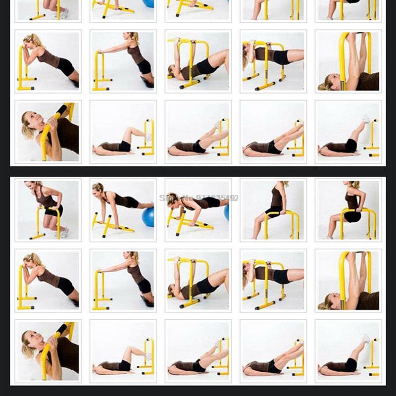 Exercise Fitness Parallel Bars Multifunctional Indoor Parallel Bar Upward Trainer Split Push-ups Extension Trainer 1PC