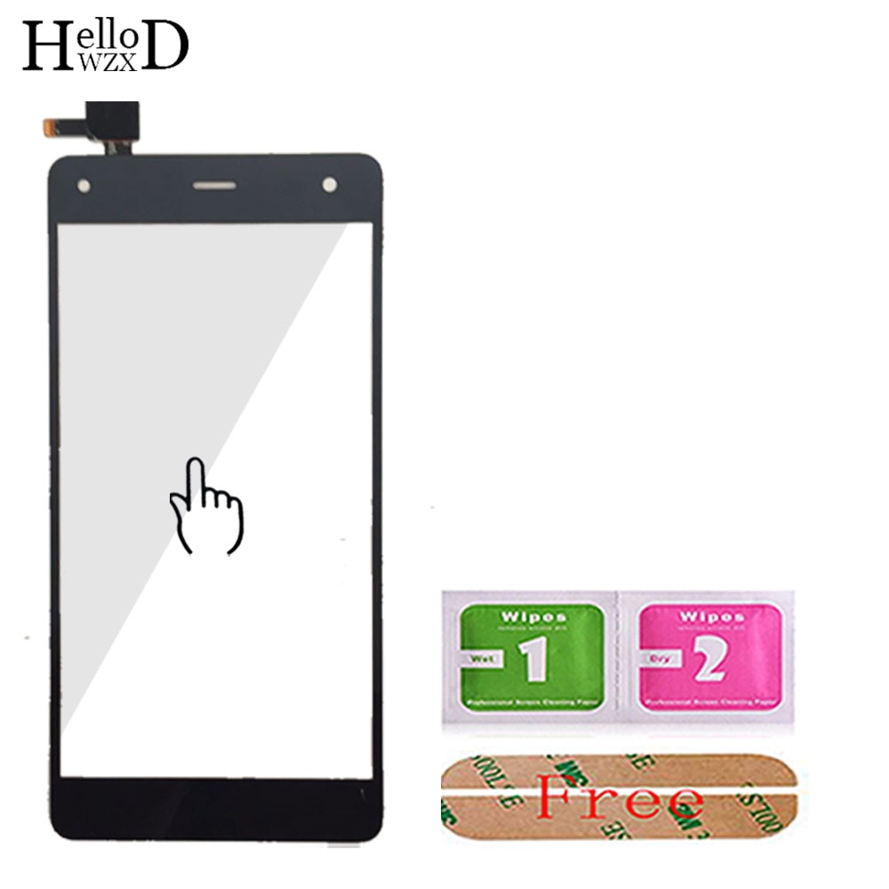 Panneau d'écran tactile Mobile pour DEXP Ixion X4.5 X140 X245 X355 écran tactile écran tactile panneau numériseur avant verre 3M lingettes de colle