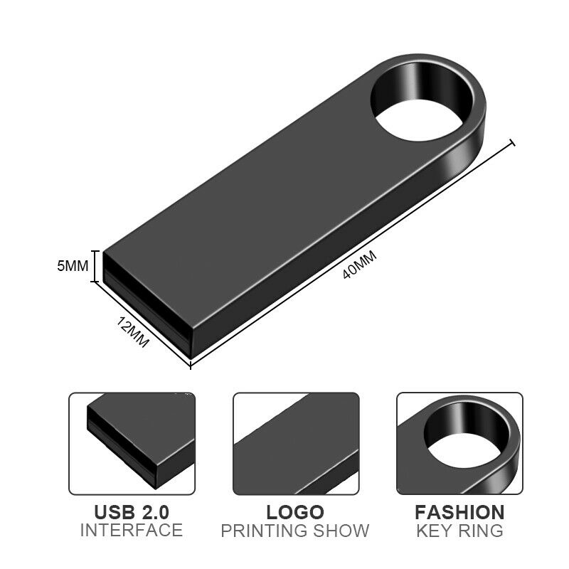 Chiavetta USB in metallo Chiavetta USB da 64 GB 32 GB Chiavetta USB 128 GB 256 GB 512 GB Pen Drive Alta qualità