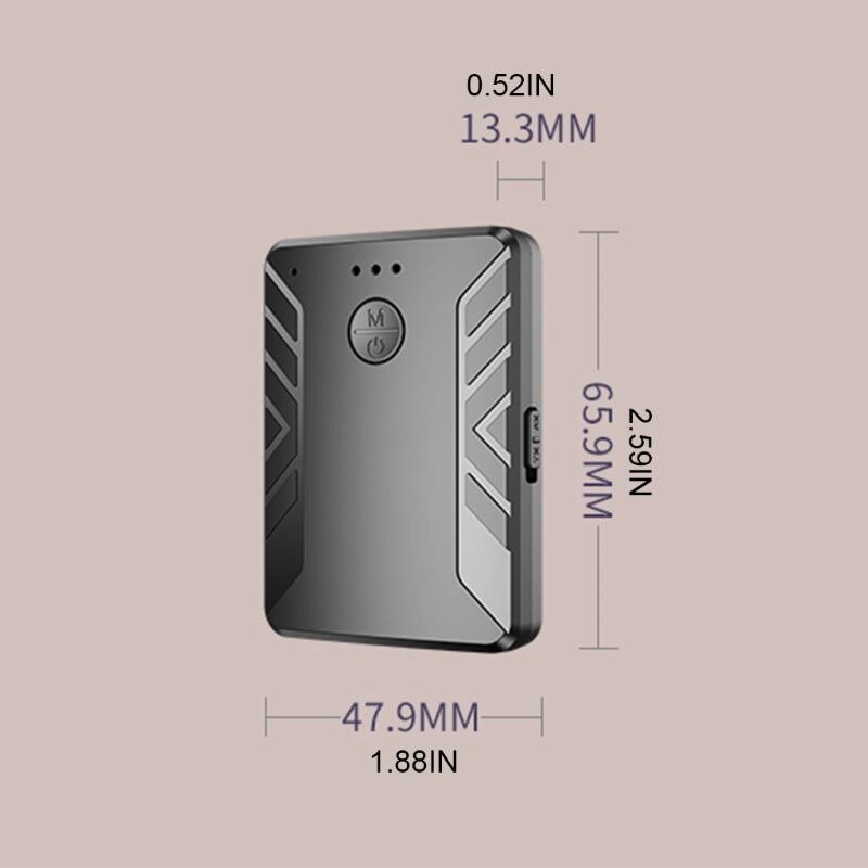 Draadloze bluetooth 5.0 zender ontvanger 2- in -1 dubbele transmissie adapter