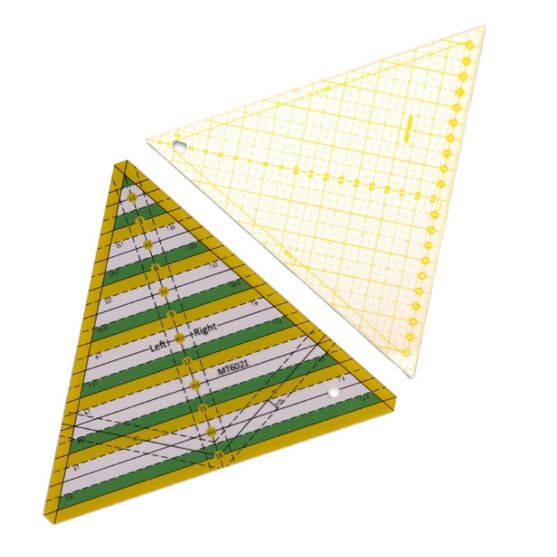 DIY Sewing Square Patchwork Ruler Tool Transparent Acrylic Ruler Clothing Grading Ruler Triangle Ruler Sewing Drawing Yardsticks