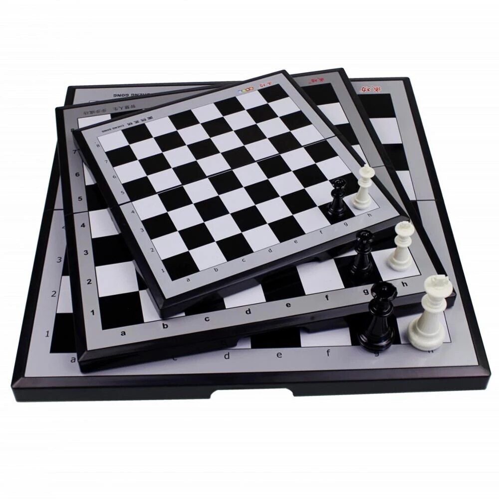 Magnetic Chess Board Medieval Gold And Silver Chess Board Set Leisure Entertainment Children For Games Chess