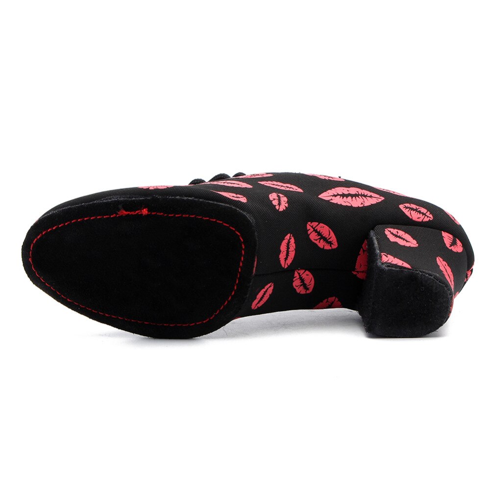 5CM Heels Women Ballroom Latin Tango Dance Shoes Girls Children Adults Indoor Dancing Shoes Low Heels