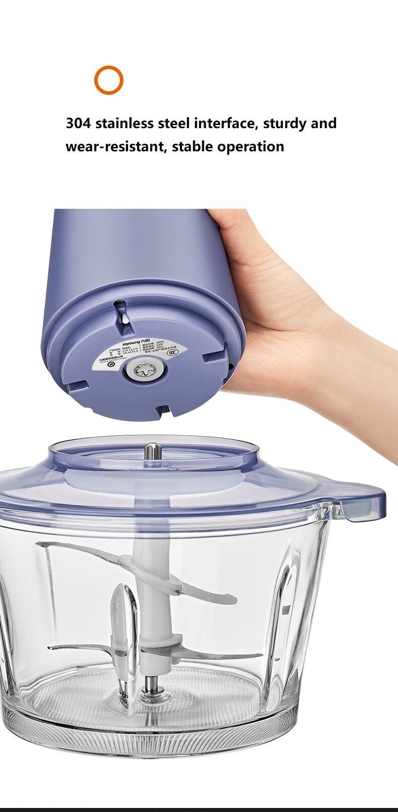 2L Kitchen Electric Meat Grinder Home Appliances Automatic Food Vegetables Meat Grinding Machine 220V