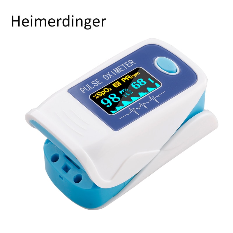 Klar lager 1pc blod ilt monitor finger puls oximeter ilt saturation monitor hurtig uden batteri