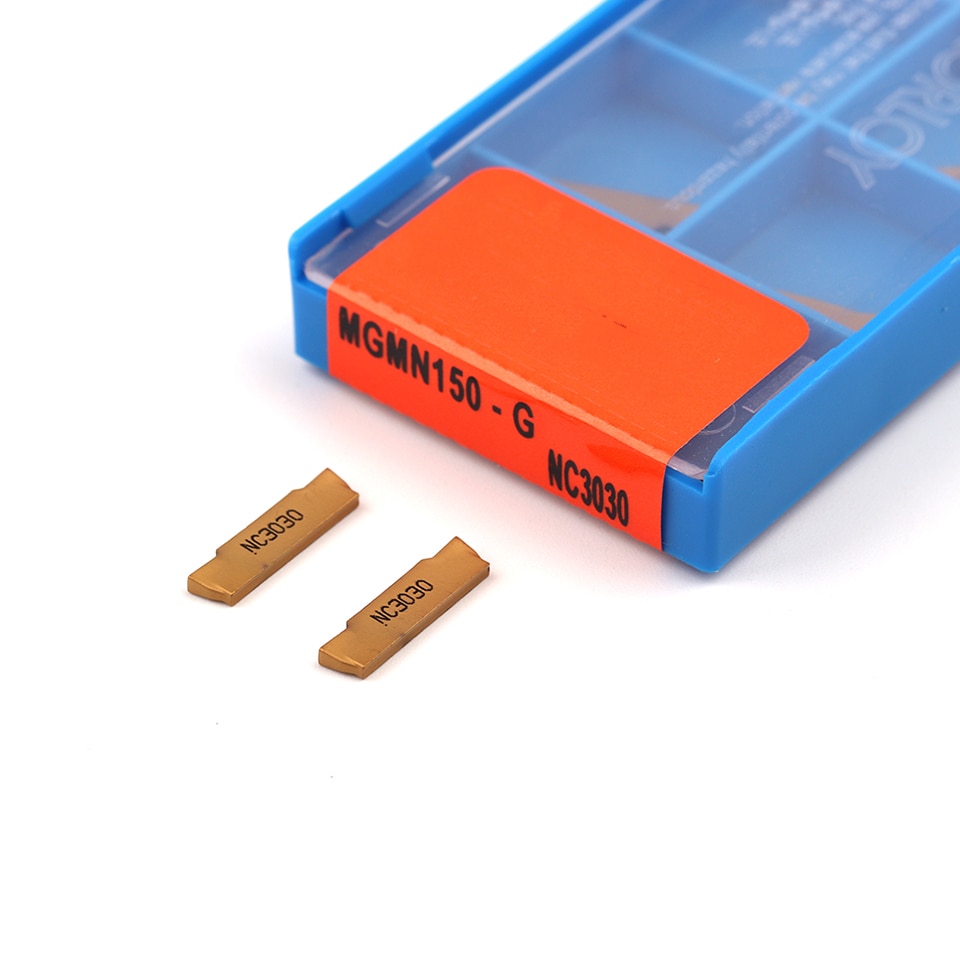 10 Inserts En Carbure MGMN200 G 2 Mm - Pour Tournage Acier - Qualité Fiable, Neufs
