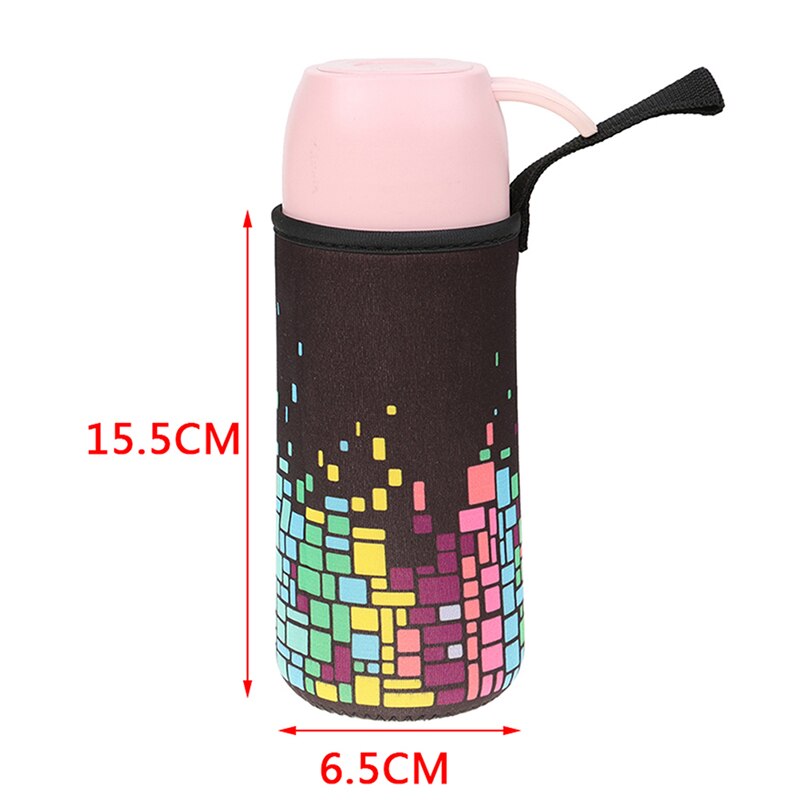 1PC 420ML Sport Wasser Flasche Abdeckung Ärmel Tasche fallen Beutel Tragbare Vakuum Tasse einstellen Sport Camping Zubehör