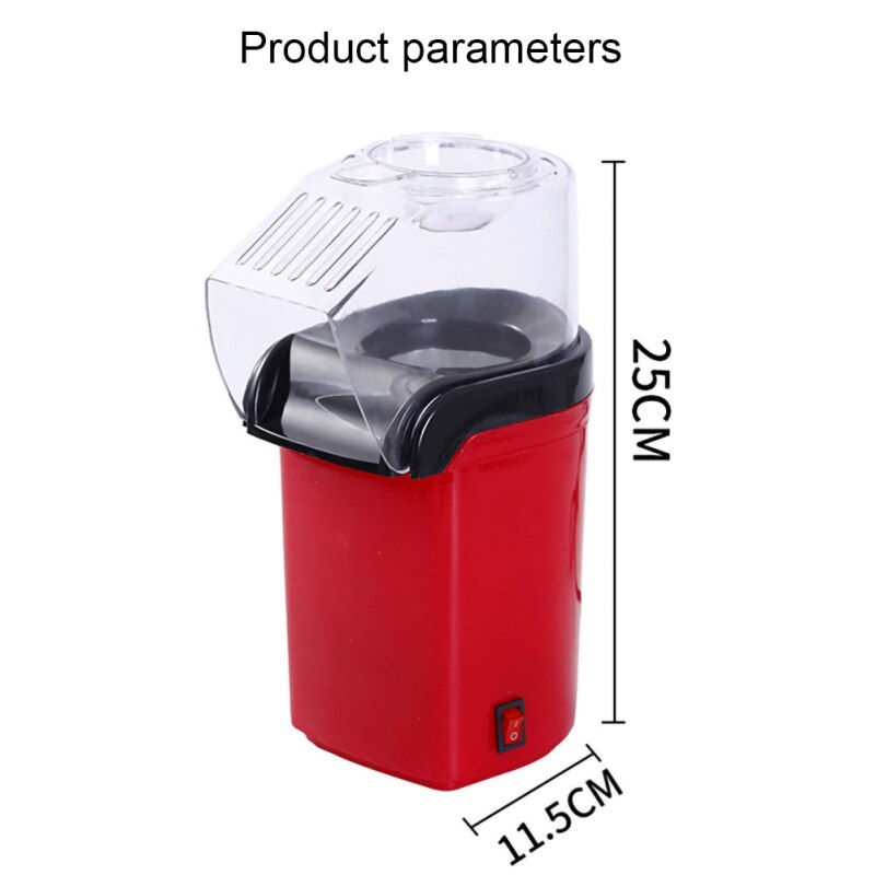 Automatisk Mini Popcornmaskin Hjemmelaget DIY - Europeisk Standard 110V