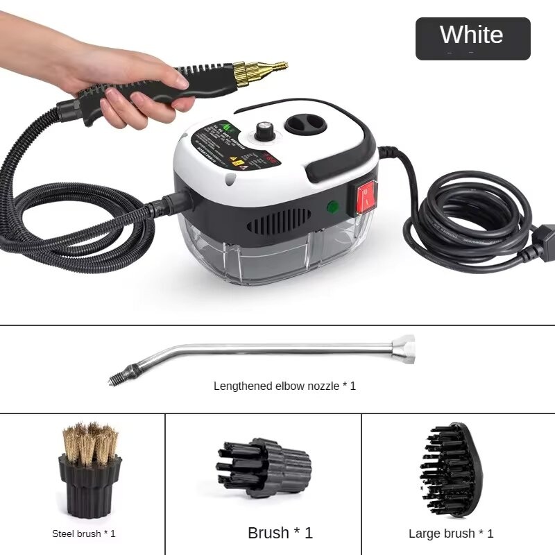 Dampfreiniger Hochtemperatur-Sterilisation Auto Dampfreiniger Klimaanlage Küchenhaube Zuhause 110 V US-Stecker / 220 V EU-Stecker: Brown