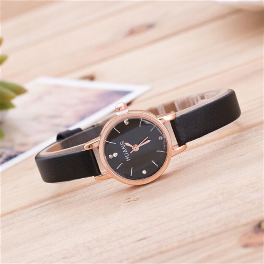 Reloj de pulsera fino para mujer, mini et délicato, minimaliste, a la mode, aleta de pulsera,