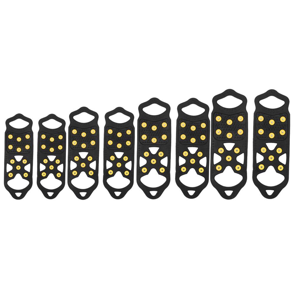 1 paar 11 noppen antislip ijs gripper spike winter outdoor klimmen antislip sneeuw spikes grips noppen over schoenen hoezen stijgijzers