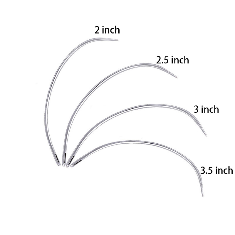 20/40/60/100Pcs C Type Curved Mattress Needles Hand Sewing Home Leather craft Repair Sewing Needle
