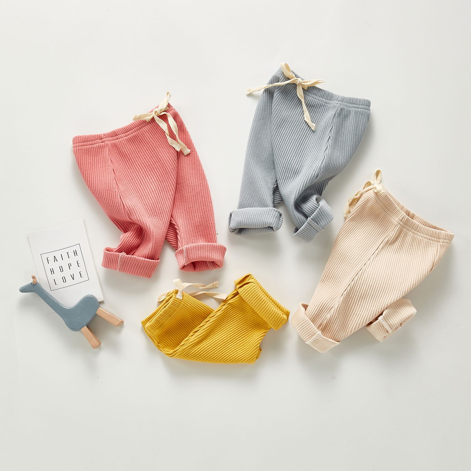 Baby Mädchen Gamaschen Herbst freundlicher Hosen Kleinkind Pp Hosen Kleiner Junge Lässige Harems Hosen freundlicher Rippen Hosen Baby Kleidung
