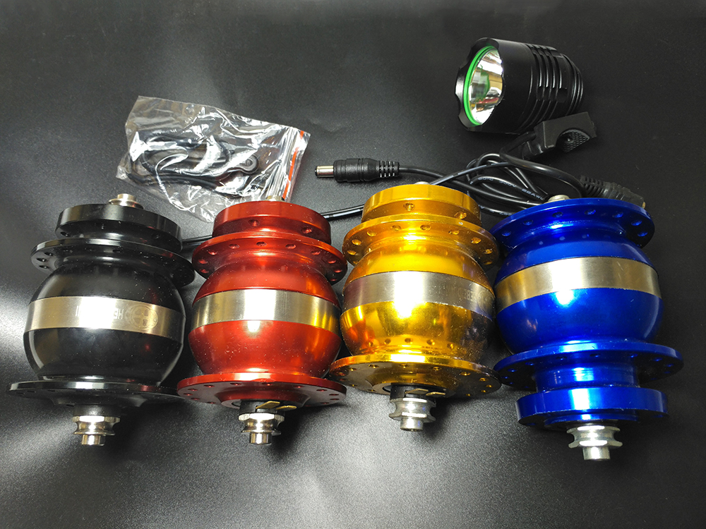 HEBE 36 hole 3w alloy quick release disc generator power sealed bearing front wheel ebike bicycle hub