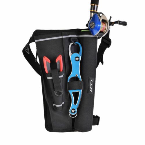 US Fishing Rod Holder Bag Tackle Bag Case Leg Thigh Bag Waist Fanny Pack