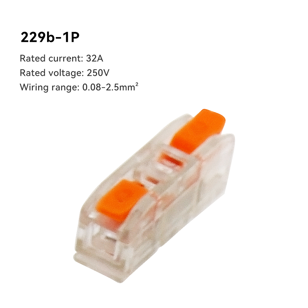 10PCS Quick Electrical Wire Connectors Universal Compact Splicing Terminal Blocks Push-in Home Cable Connectors: Brown