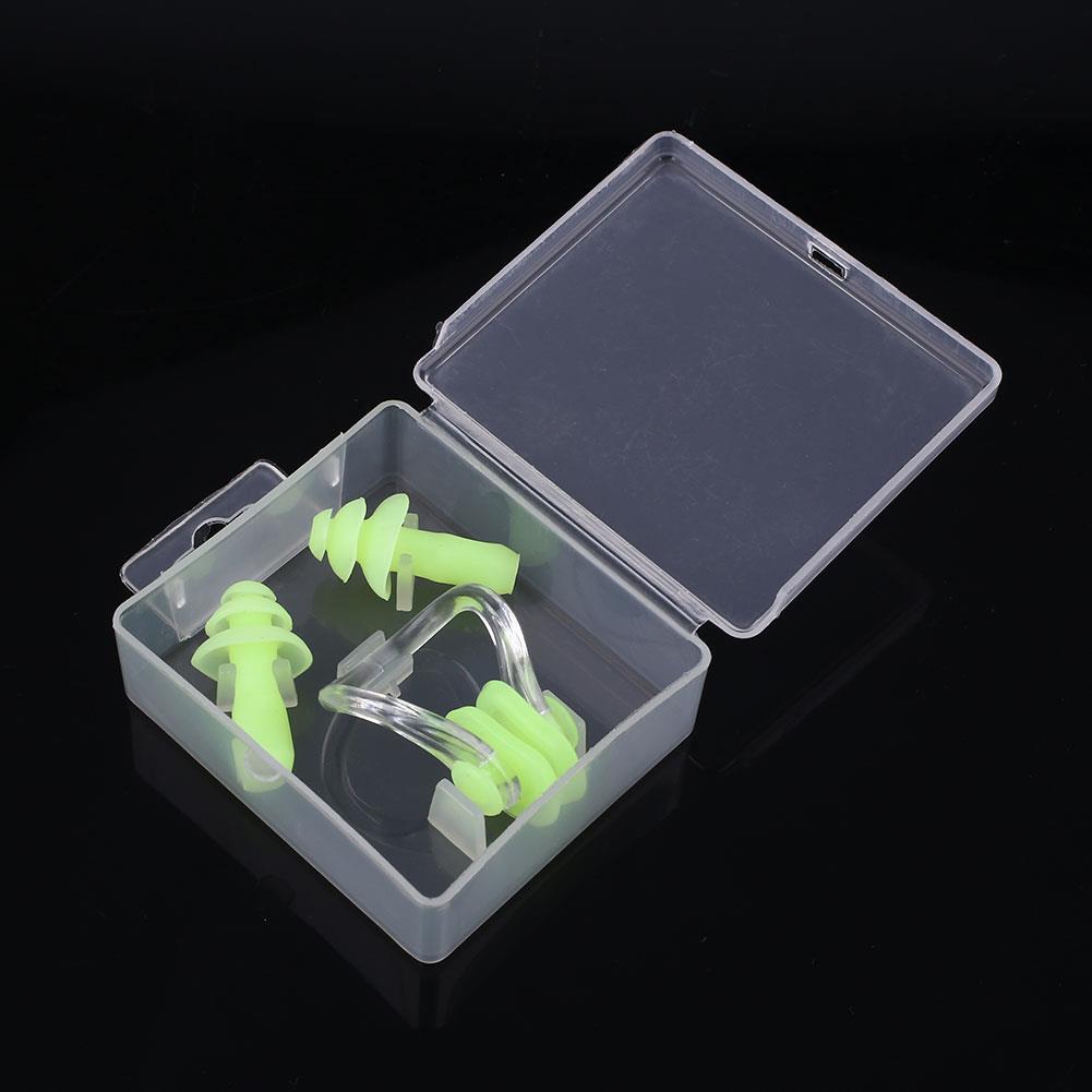 Siliconen Waterdicht Oordopje Zwemmen Oordopjes Zwemmen Neus Clip Zachte Kit Set