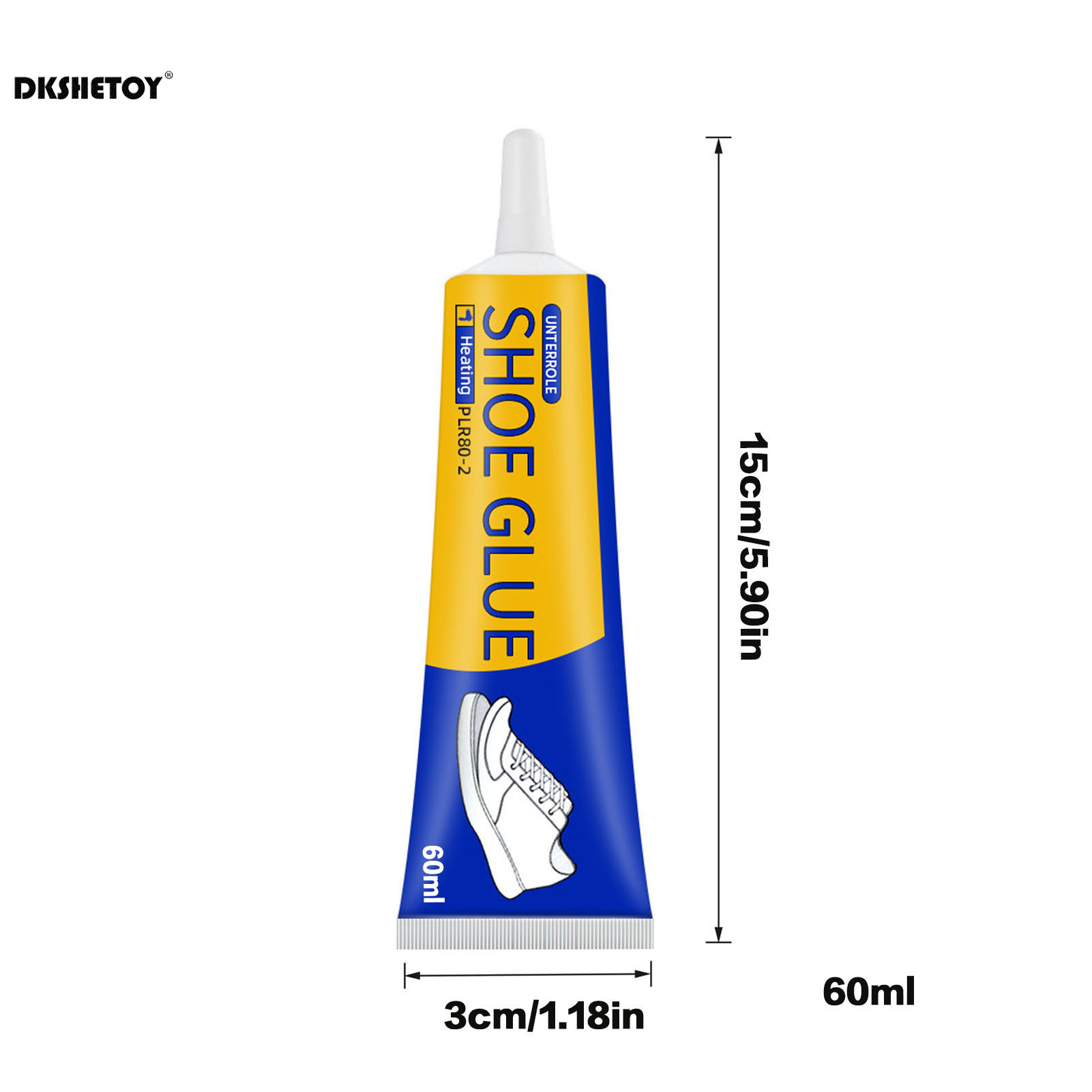 60ml supersterke schoenlijmen, doe-het-zelf reparatielijm, universele waterdichte schoenafdichtingsmiddelen voor sneakers, laarzen en leer, snelle reparatielijm