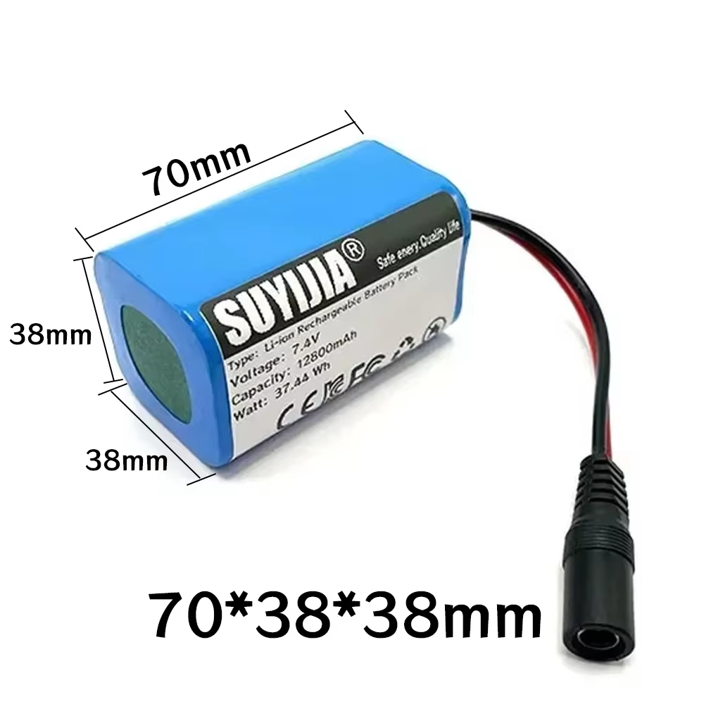 Batería Lipo para T188 T888 -5 Control remoto buscador de peces cebo de pesca barco repuestos juguetes RC accesorios 2S 7,4 V 12800 mah.