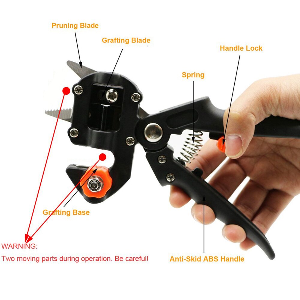 Farming Fruit Tree Pruning Cutting Grafting Shears Scissors Pruner Orchard and Garden Tools Multi-function Household Pruner